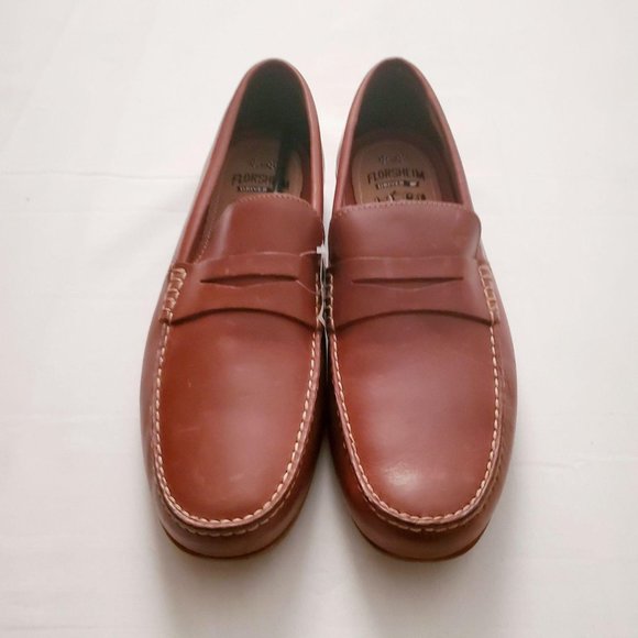 Florsheim Kids Boys Oval Penny Driver Shoes, Cognac Smooth main image 10